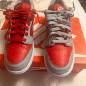 Nike Dual-Tone Red and Gray Shoes